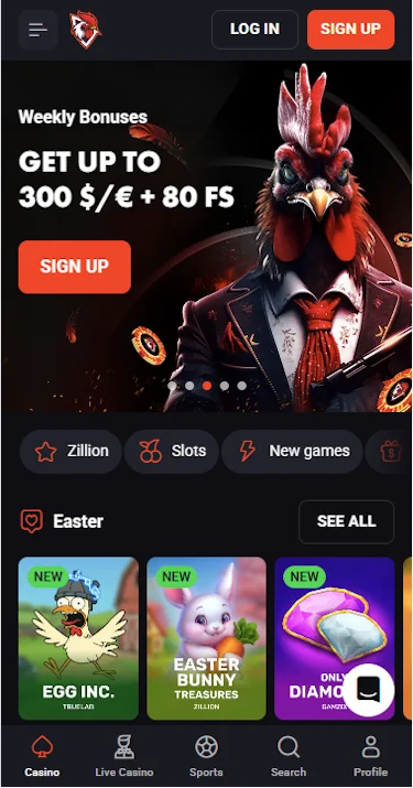 Rooster Bet Casino